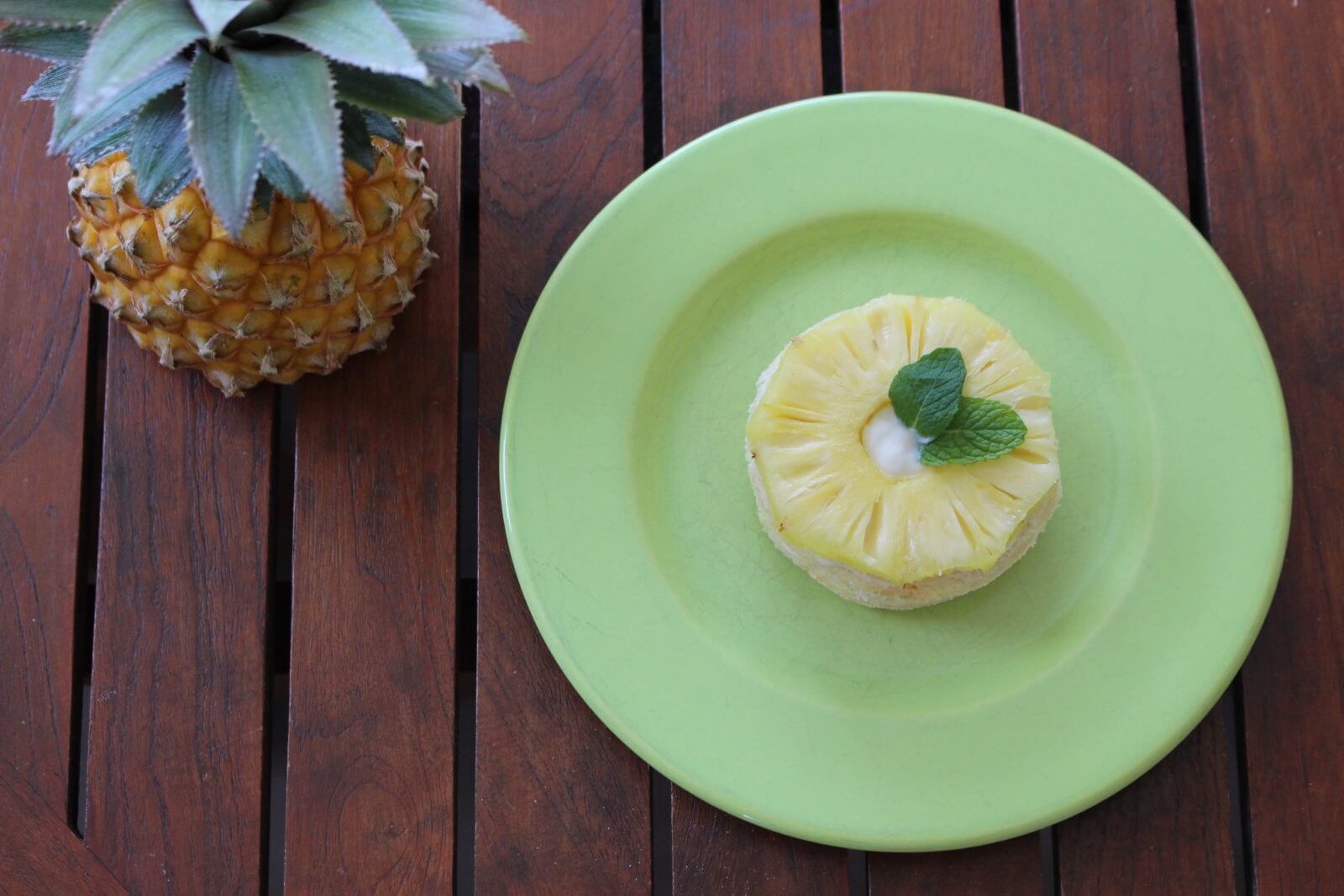Tartine façon dessert ananas coco